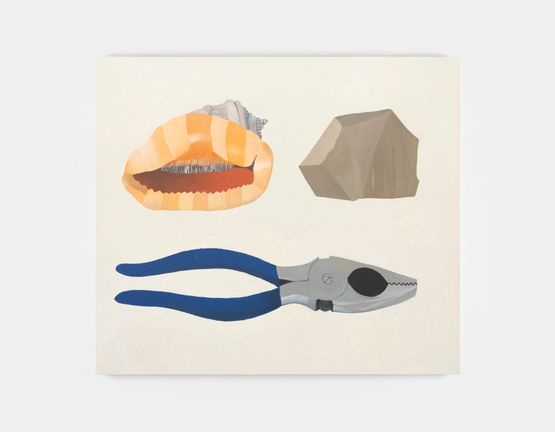natural things and a plyer by Nathalie Du Pasquier contemporary artwork Painting