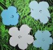 Flowers blue by Andy Warhol contemporary artwork Works on Paper