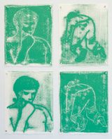 Untitled Oliver series by Robbie Handcock contemporary artwork painting works on paper