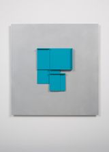 Mid Blue Maquette by Toby Paterson contemporary artwork sculpture