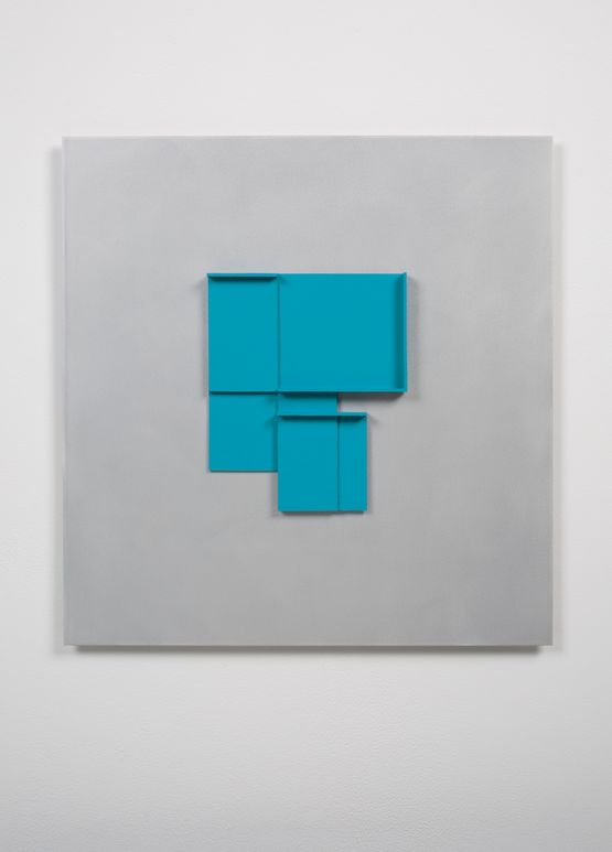 Mid Blue Maquette by Toby Paterson contemporary artwork Sculpture