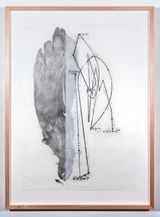 The power and movement of the long yam by John Wolseley contemporary artwork print