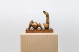Architecture Prize Two Piece Reclining Figure Cut by Henry Moore contemporary artwork sculpture