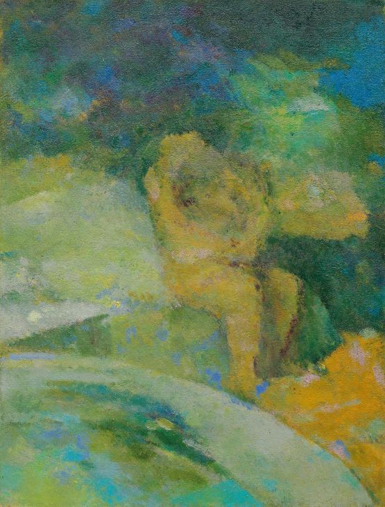 Nude Girl with Bathtub by Chen Dewang contemporary artwork Painting
