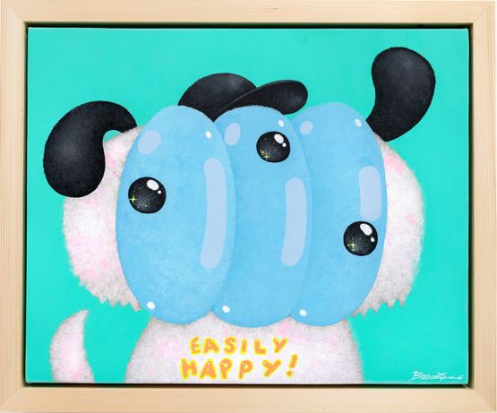 Easily Happy by Parinya Sirisinsuk Benzilla contemporary artwork Painting