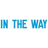 IN THE WAY by Lawrence Weiner contemporary artwork mixed media