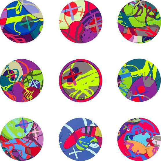 The News portfolio of 9 prints by KAWS contemporary artwork Works on Paper