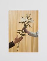 Lilies 2 After Filippo Lippi by Paul Winstanley contemporary artwork painting