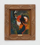 Cock Fight by Lois Mailou Jones contemporary artwork painting works on paper