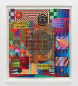 the spirits are laughing tenderly by Jeffrey Gibson contemporary artwork mixed media painting print