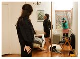 Lara Travis and I exposed by Lyndal Walker contemporary artwork mixed media moving image print
