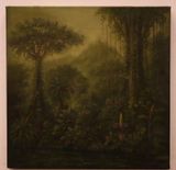 And then beyond the humidity an un - surveyed landscape glistened Sumatra by Sahil Naik contemporary artwork painting