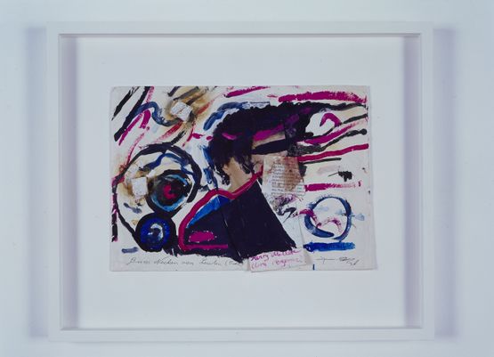 Beim Necken von Leuten Studie by Franz West contemporary artwork Works on Paper