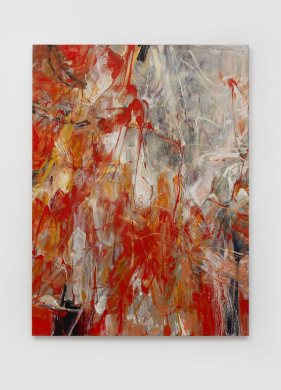 A Flames Shadow by Kristy M Chan contemporary artwork Painting