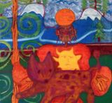 seeking my very own sun by Karim Hussein contemporary artwork painting