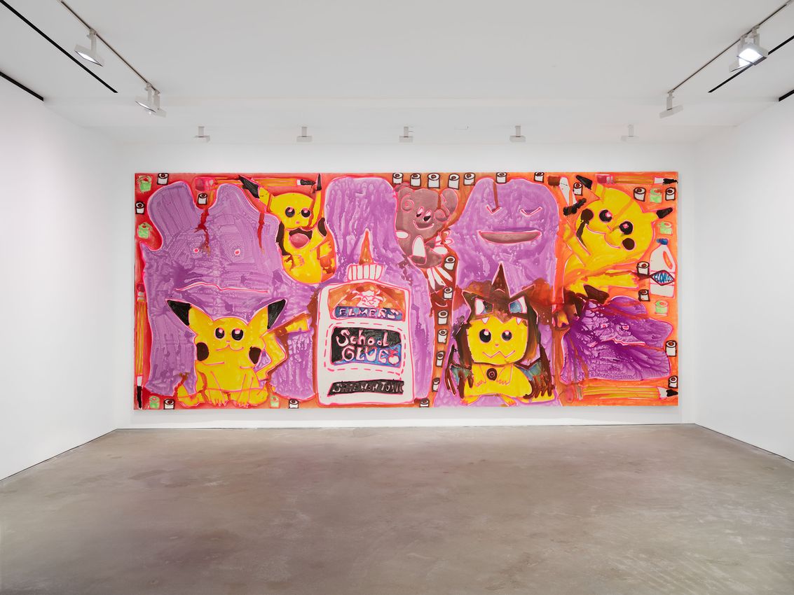 Katherine Bernhardt, 'Dummy doll jealous eyes ditto pikachu beefy