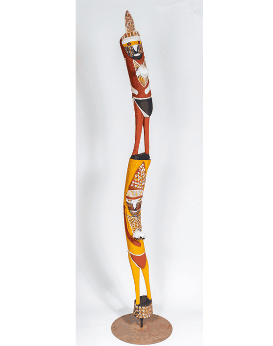 Purukapali Wai-ai  Jinani by Walter Brooks contemporary artwork Sculpture