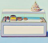 Bakery Case 1969 by Wayne Thiebaud contemporary artwork print