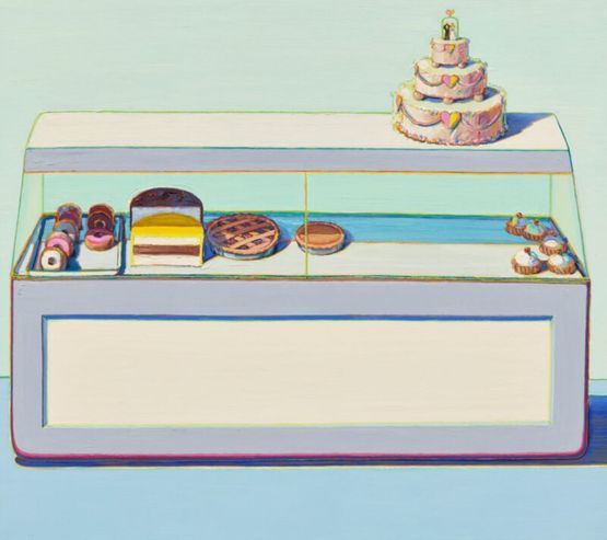 Bakery Case 1969 by Wayne Thiebaud contemporary artwork Print