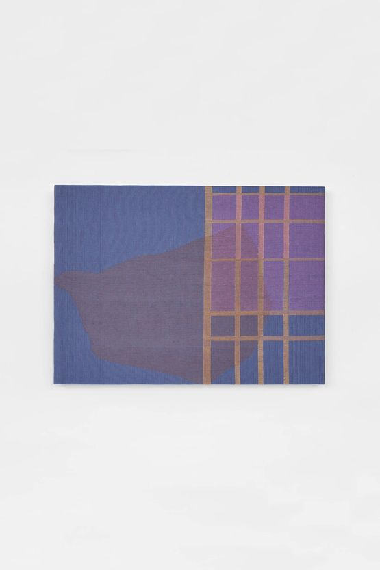 BLUE PURPLE YELLOW GRID by Miranda Fengyuan Zhang contemporary artwork Sculpture