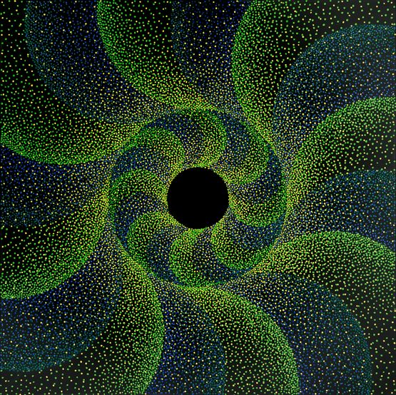 Alchimie 499 by Julio Le Parc contemporary artwork Painting