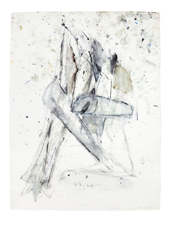 Ohne Titel aus der Serie Zykladen Untitled from the series Cyclades by Martha Jungwirth contemporary artwork Painting