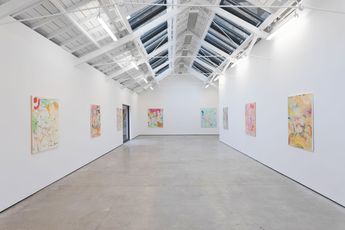Contemporary art exhibition Jack McConville Helium Quality at The Modern Institute Osborne Street United Kingdom