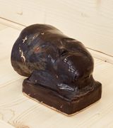 citizens reclining blue hues by Paul Hutchinson contemporary artwork sculpture