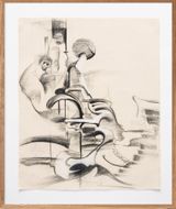 Synapses 9 by Luke Agada contemporary artwork drawing painting works on paper