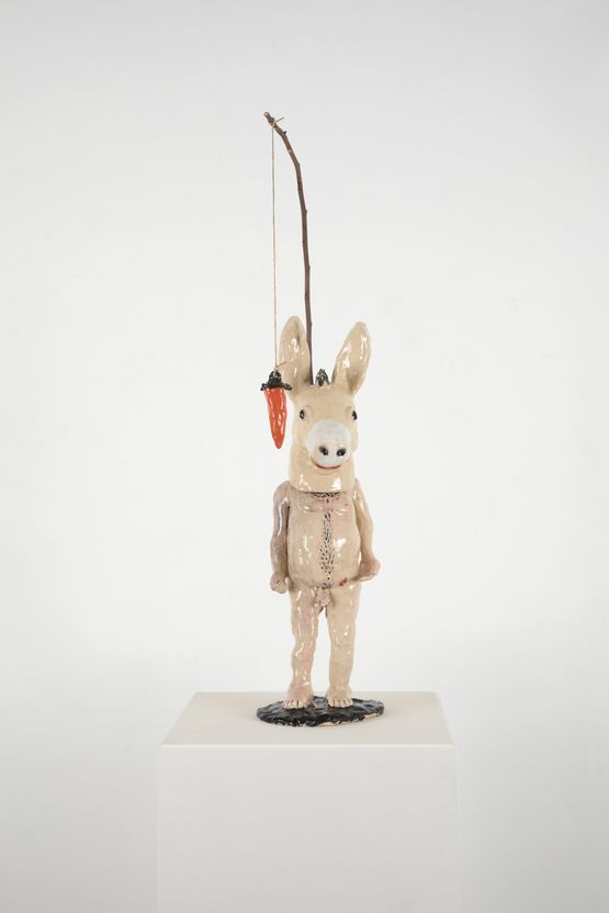 MARCELO  DONKY HEAD by Marcelo Viquez contemporary artwork Sculpture
