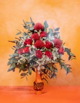 flash dance red rose by Ann Shelton contemporary artwork photography