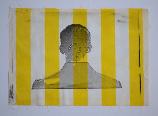 Portrait of the Artist in a Drip Dry Suit by Billy Apple contemporary artwork Print