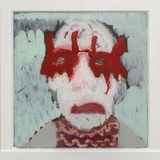 In a thread of bubbles by Hannah Ireland contemporary artwork drawing painting works on paper