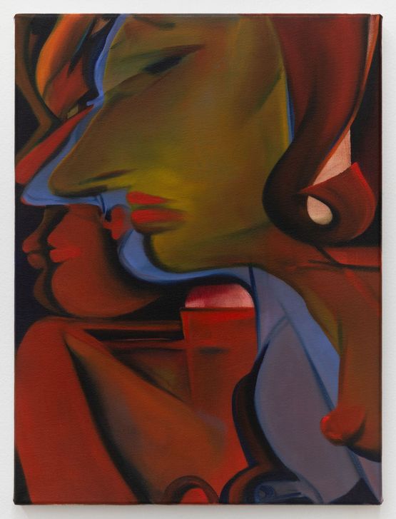 Self Portrait by Julia Trybala contemporary artwork Painting