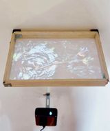 Assemblage 6 kois projection From the series Broken treasures by Larry Munoz contemporary artwork moving image sculpture