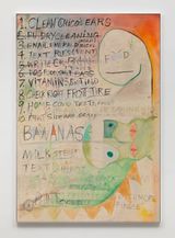 Chicos Ears by Jason Fox contemporary artwork drawing painting works on paper
