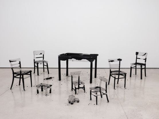 Remains of the day by Mona Hatoum contemporary artwork Sculpture