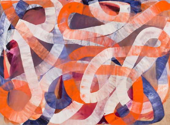 Overlap by Ildiko Kovacs contemporary artwork Painting