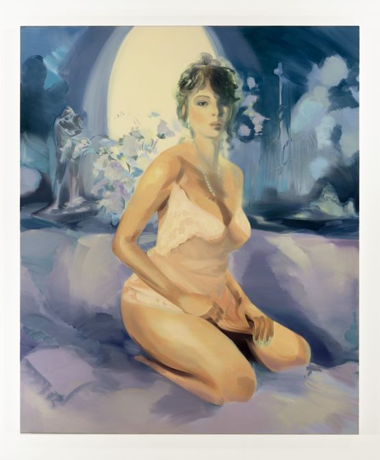 Lavender Light by Corri-Lynn Tetz contemporary artwork Painting