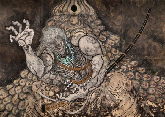 Takehaya Susanoo by Kaneko Tomiyuki contemporary artwork Painting