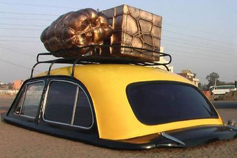 Contemporary art exhibition Subodh Gupta Everything is Inside at National Gallery of Modern Art New Delhi India