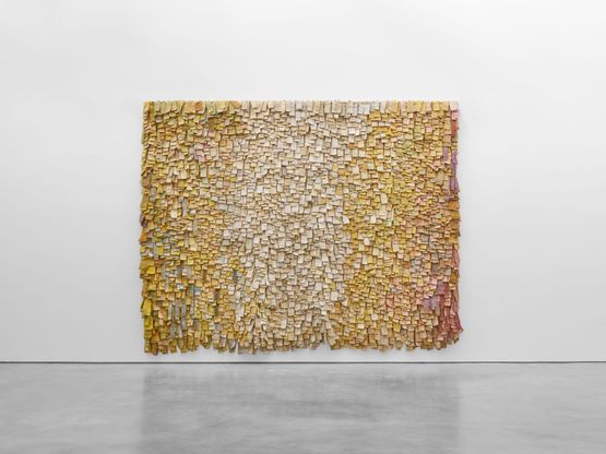 Gran Muro Panel 4A by Olga De Amaral contemporary artwork Textile