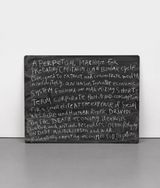 Memento Mori Blackboards definitions and translations by Daniel Joseph Martinez contemporary artwork mixed media