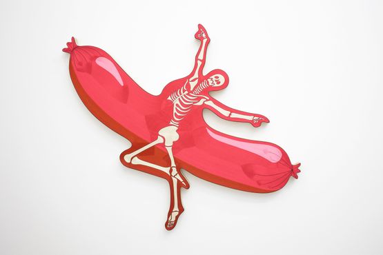 I take comfort in your ignorance the greatest obstacleof all Salchicha ballet by Gabriel Rico contemporary artwork Sculpture