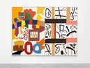 The Continents by Shirley Jaffe contemporary artwork Painting