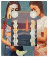 Noguchis Light by Li Qing contemporary artwork painting