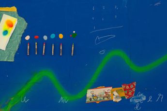 Contemporary art exhibition Raymond Saunders Notes From La at David Zwirner Los Angeles United States