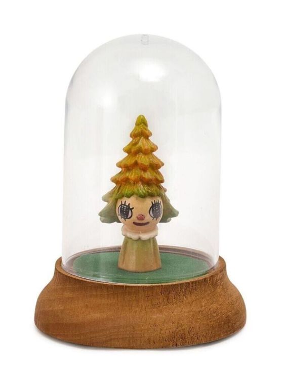 Mini Mori Girl by Yoshitomo Nara contemporary artwork Sculpture