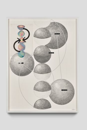 untitled a forth world comes by Nolan Oswald Dennis contemporary artwork drawing painting works on paper