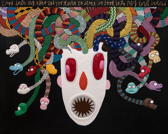 Medusa by Woo Kukwon contemporary artwork Painting